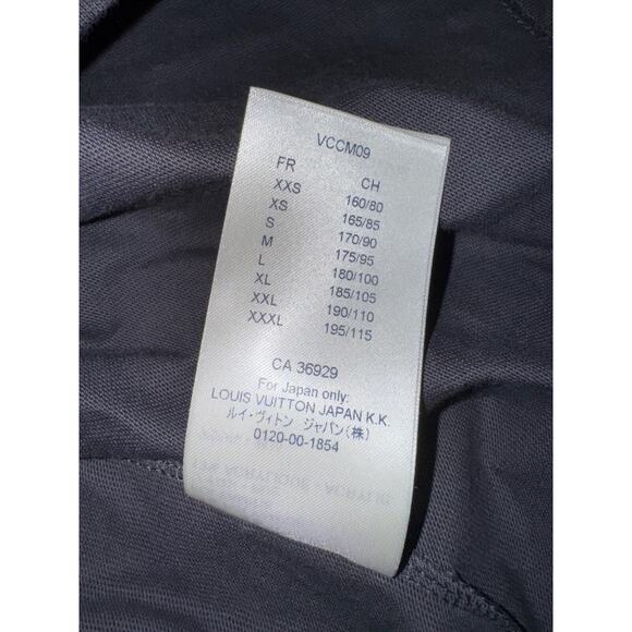 Louis Vuitton SS20 Velvet Monogram Black Logo Zip Pocket Short Sleeve T-Shirt M - Picture 16 of 16